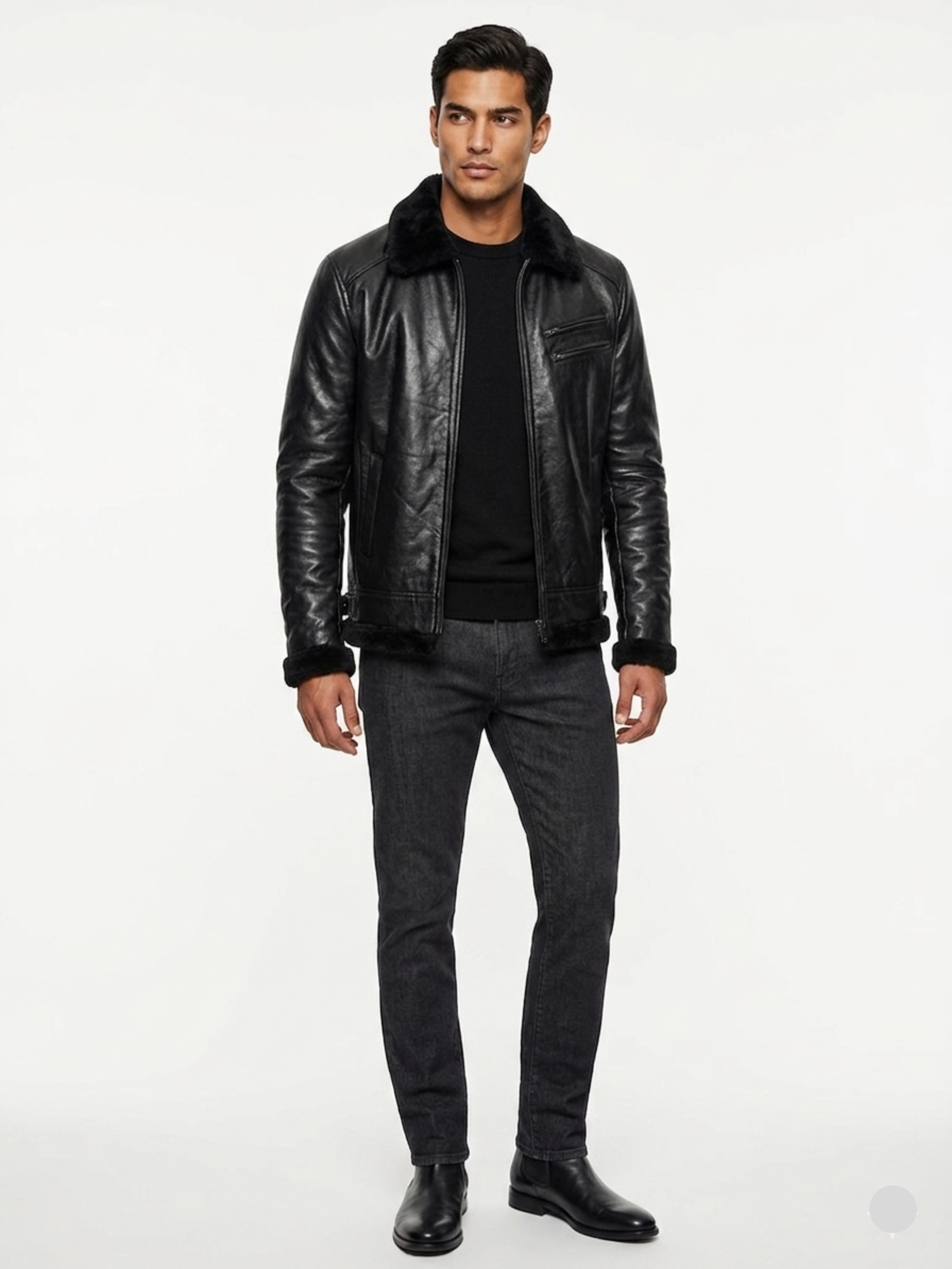 Aviator Leather Jacket