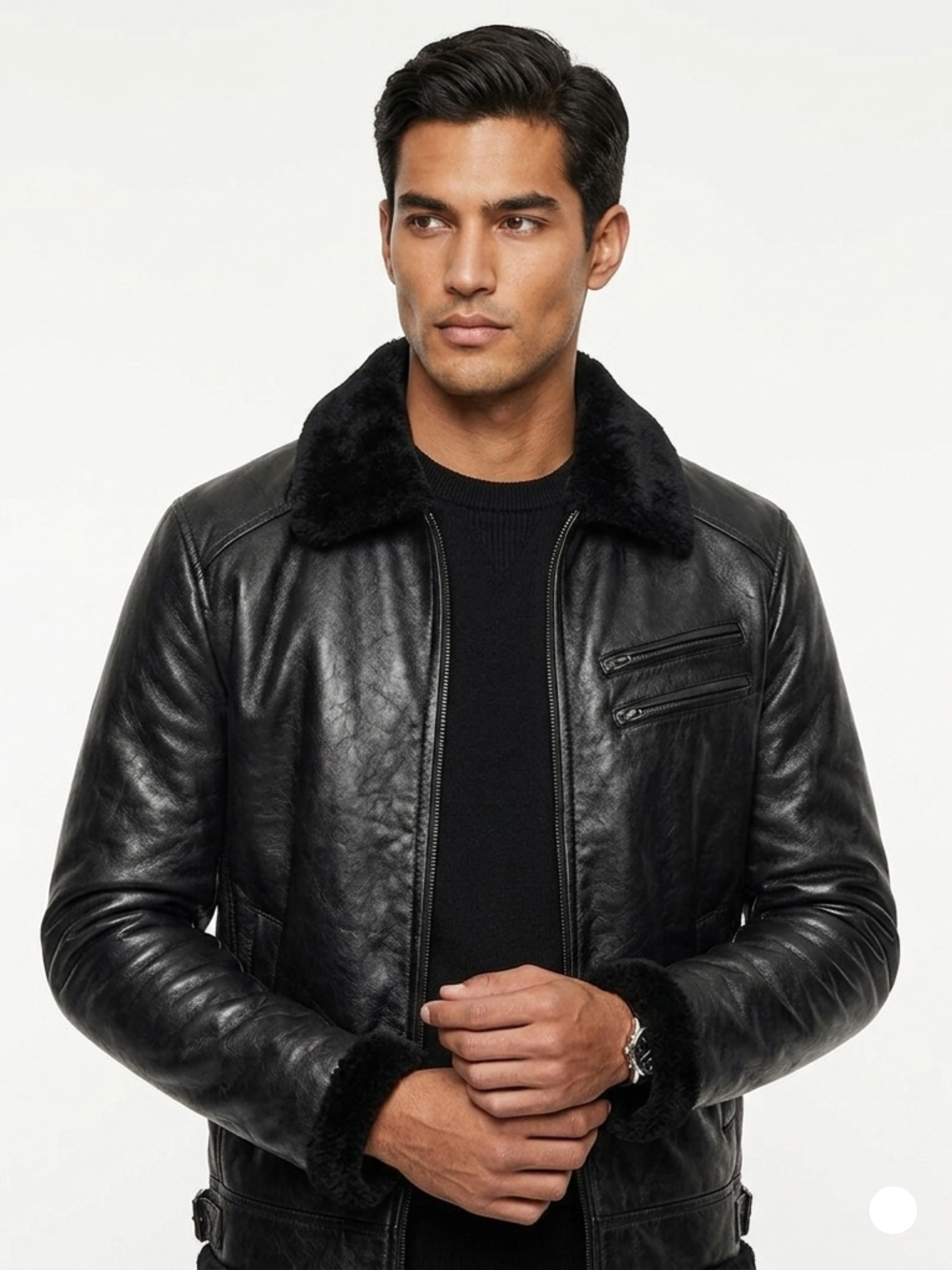 Aviator Leather Jacket