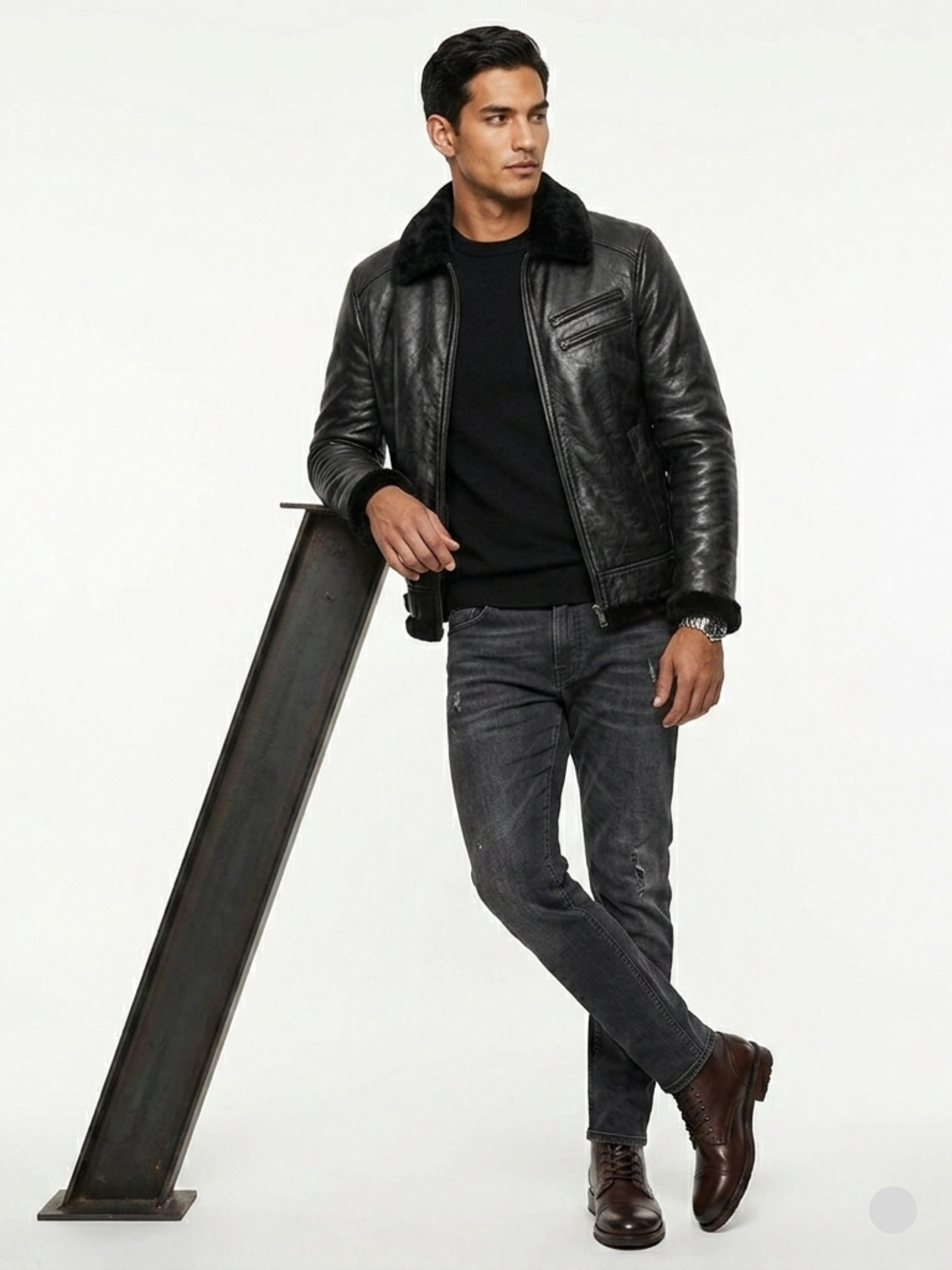 Aviator Leather Jacket