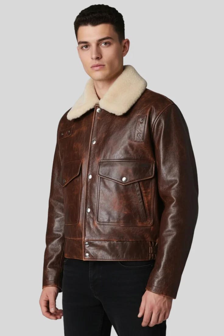 Men's leather jackets