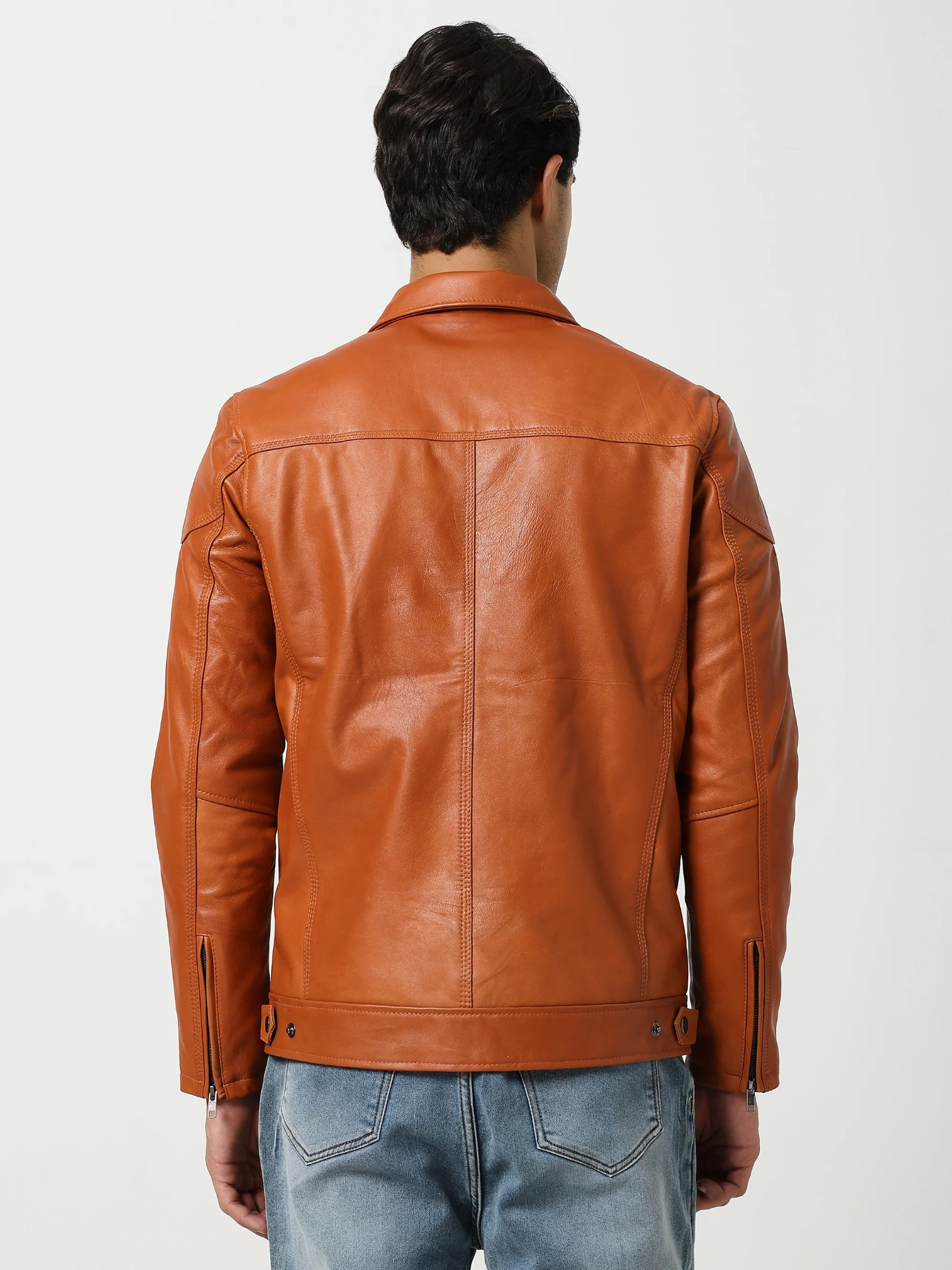 Cafe Racer Leather Jacket