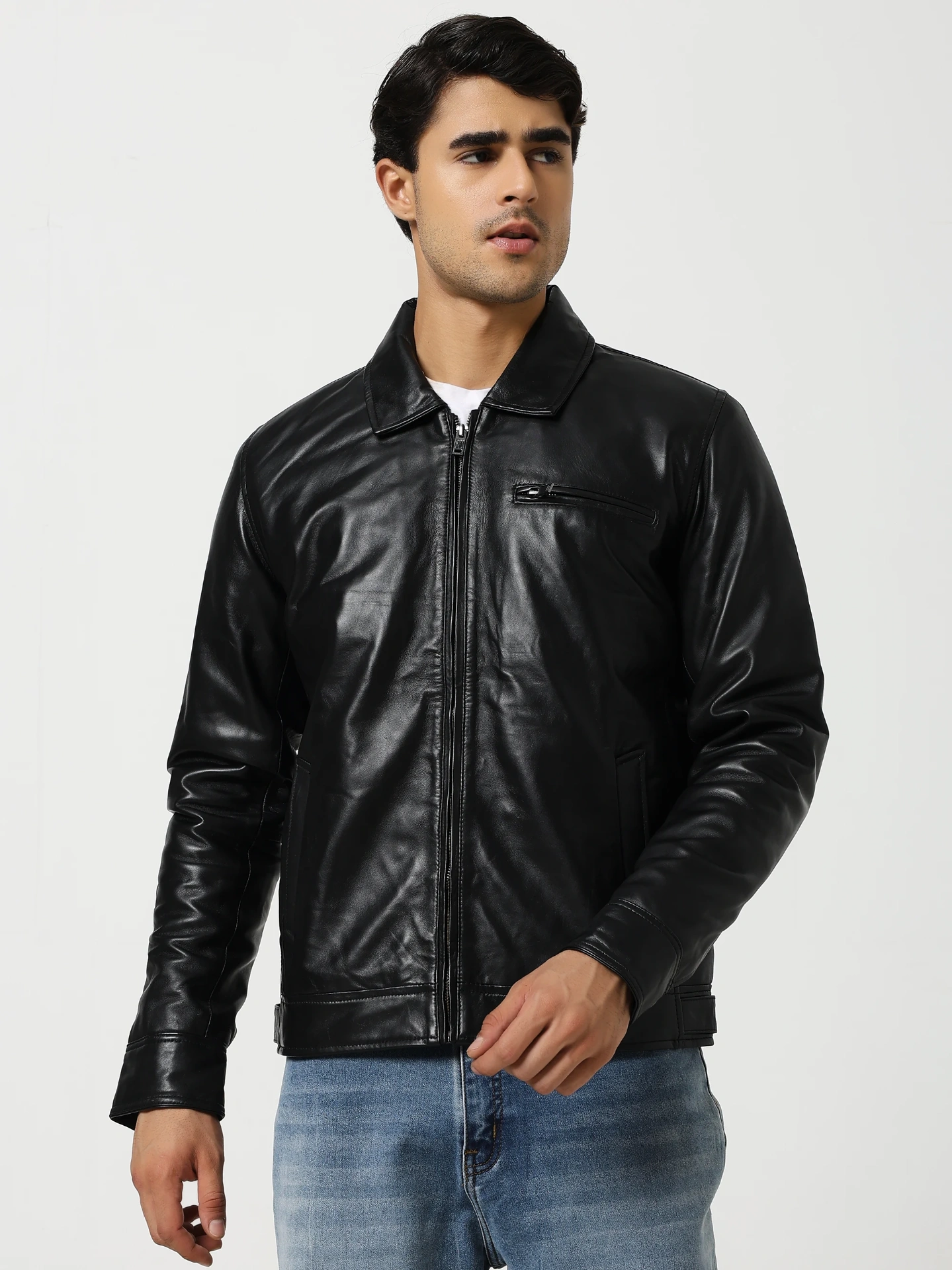 Glenwood Driving Leather Jacket