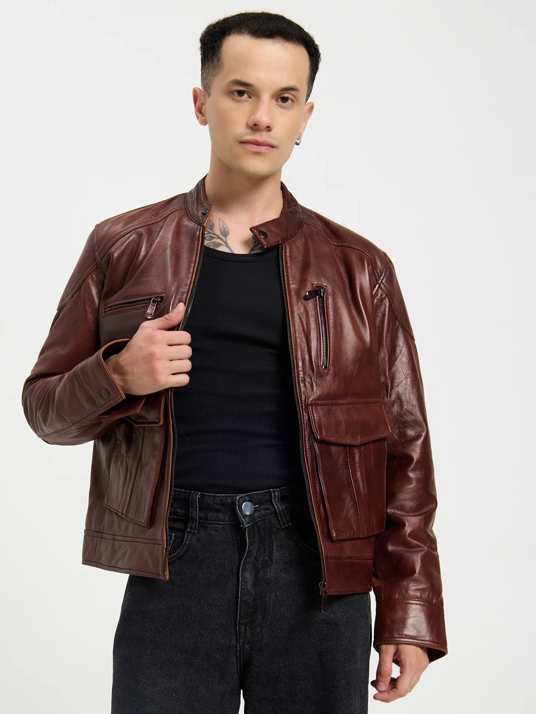 Urban Edge Leather Jacket