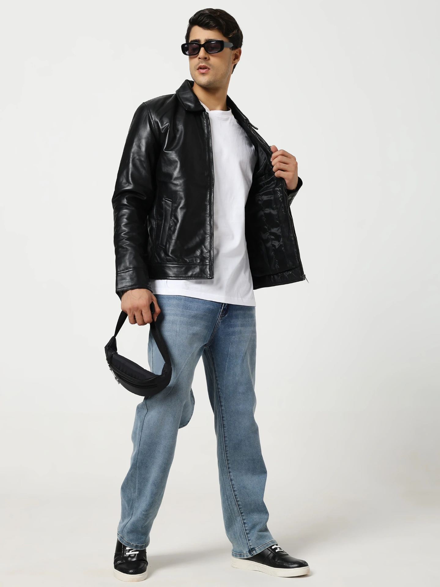 Glenwood Driving Leather Jacket