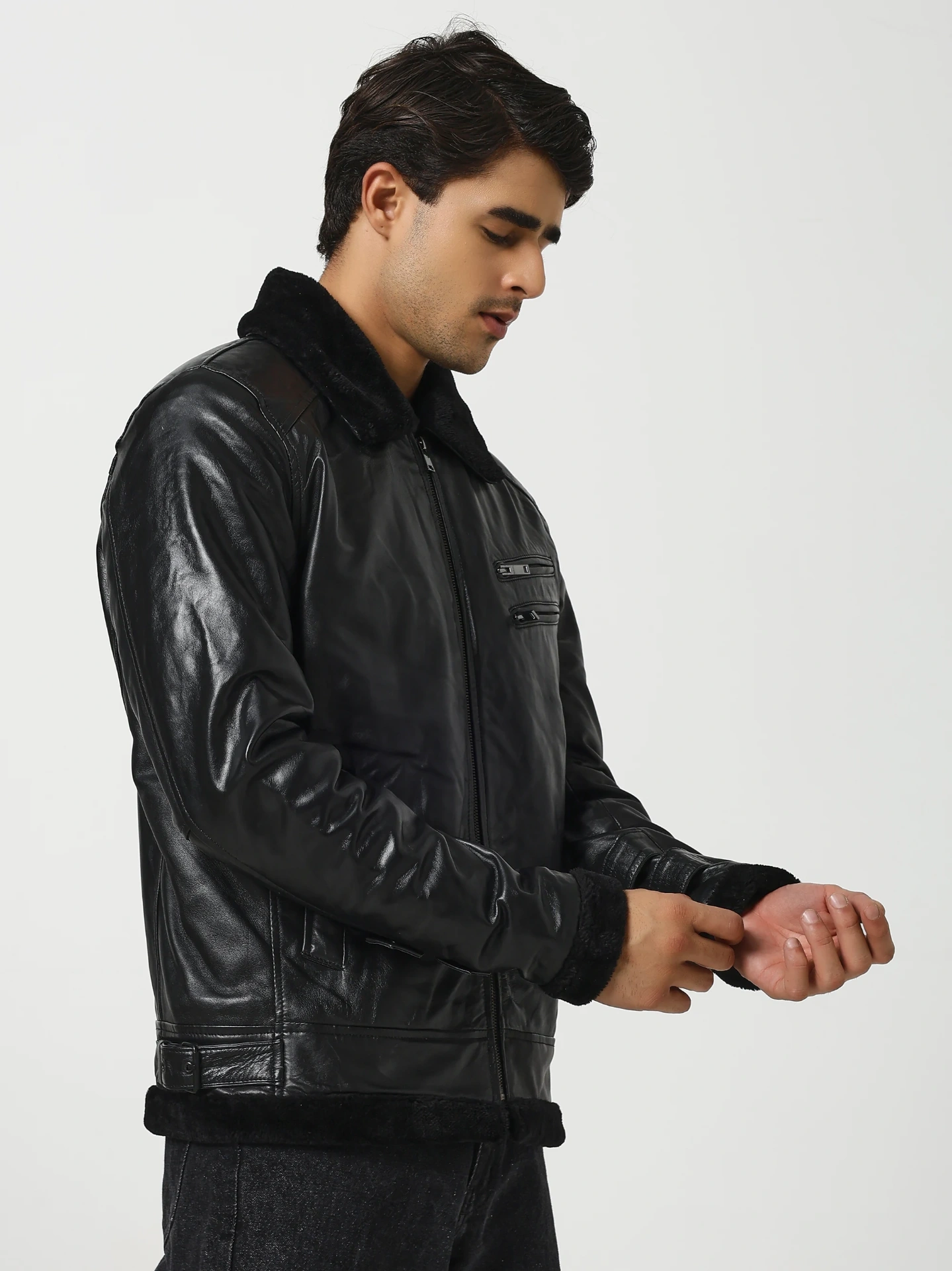 Aviator Leather Jacket