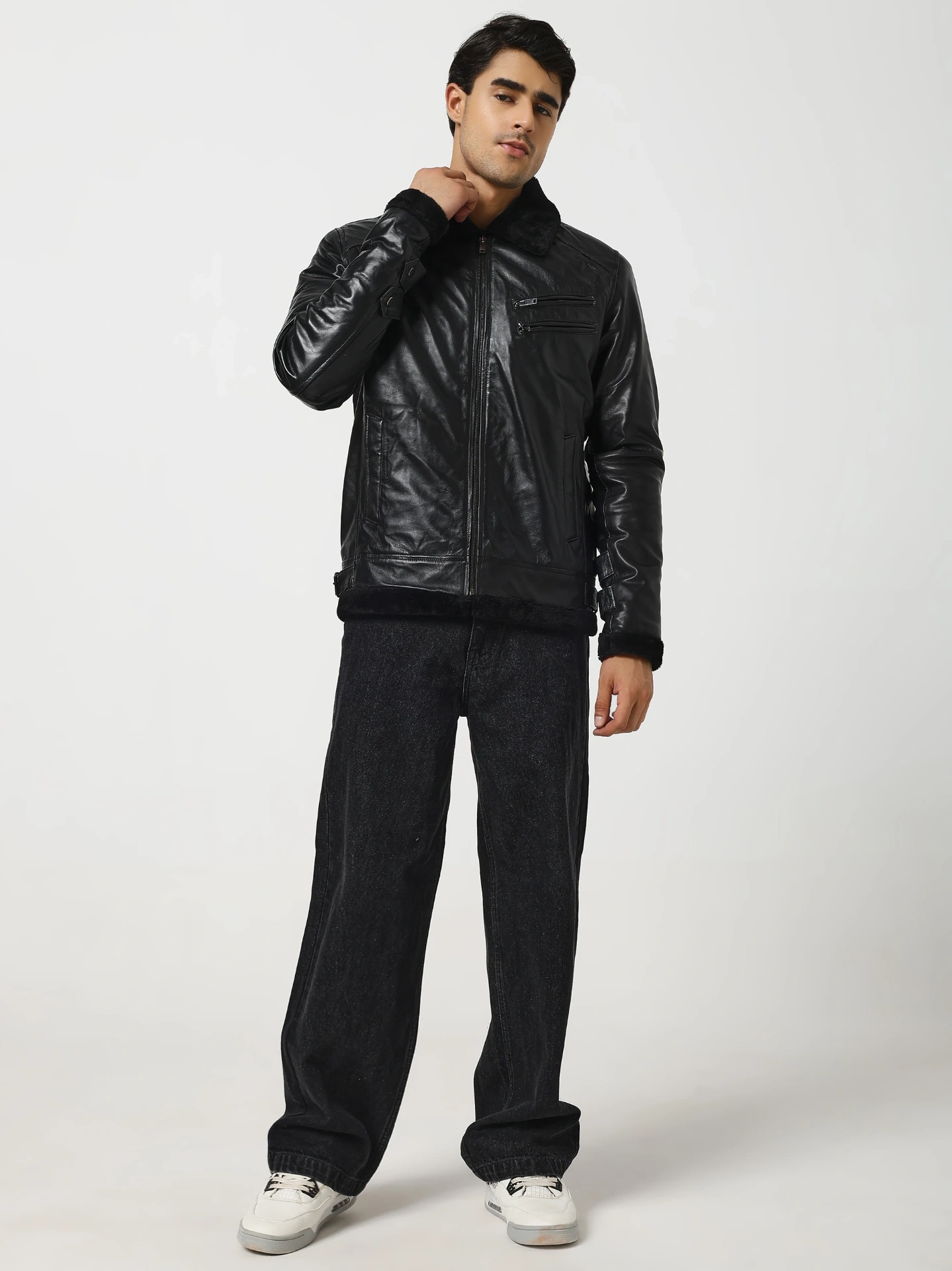 Aviator Leather Jacket