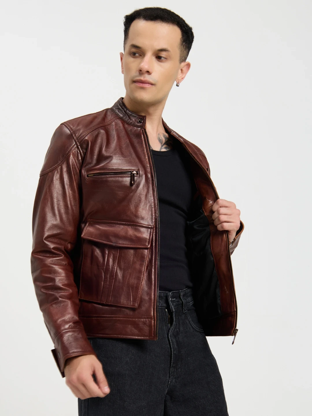 Urban Edge Leather Jacket