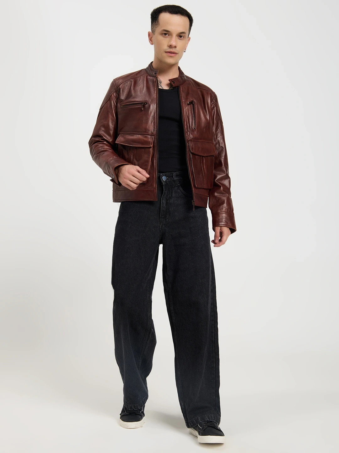 Urban Edge Leather Jacket