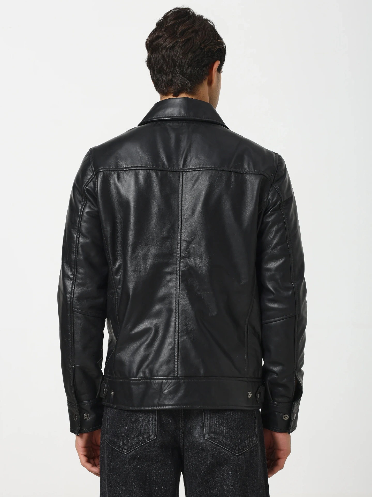Ultimate Contrast Leather Jacket