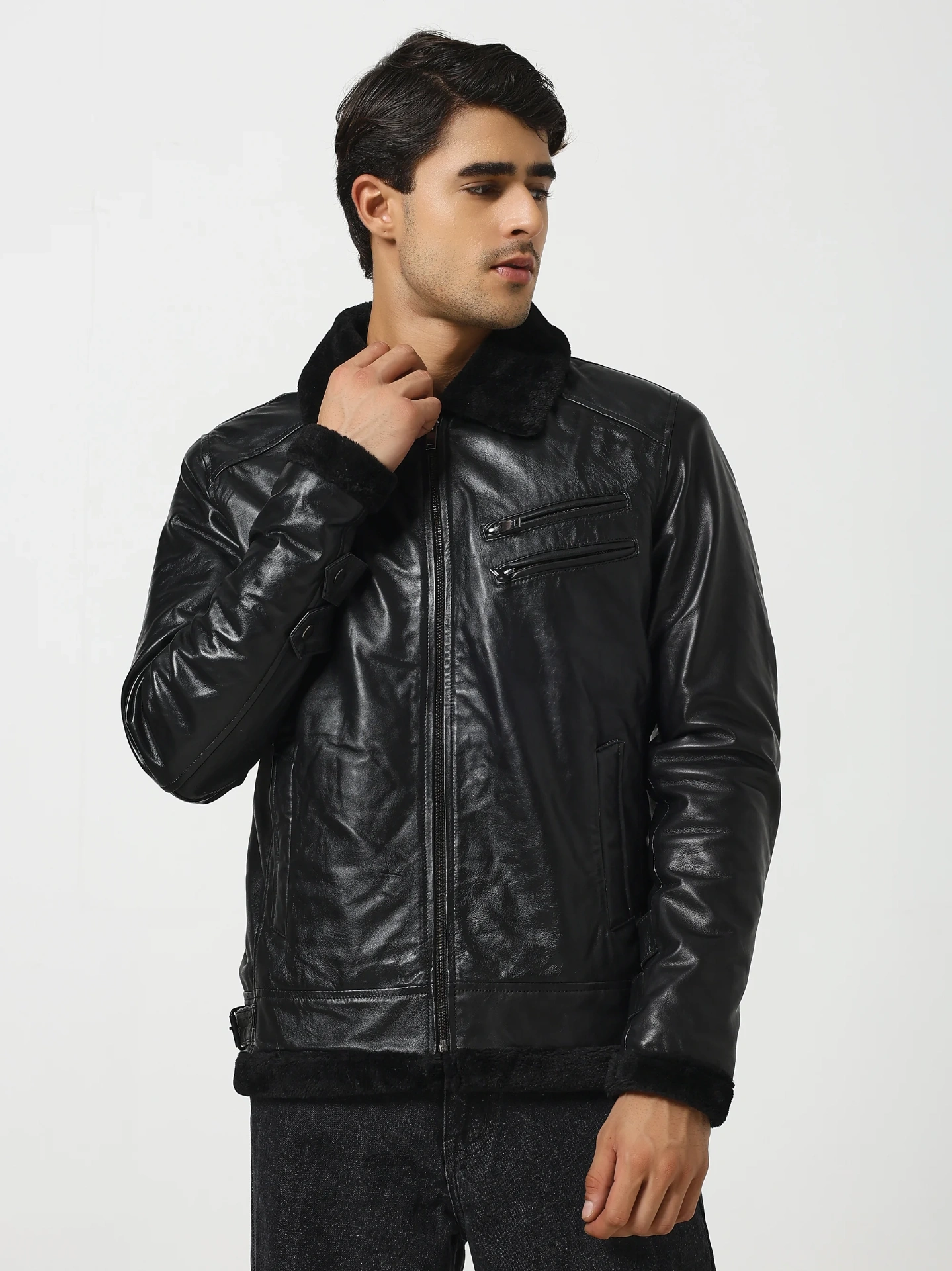 Aviator Leather Jacket