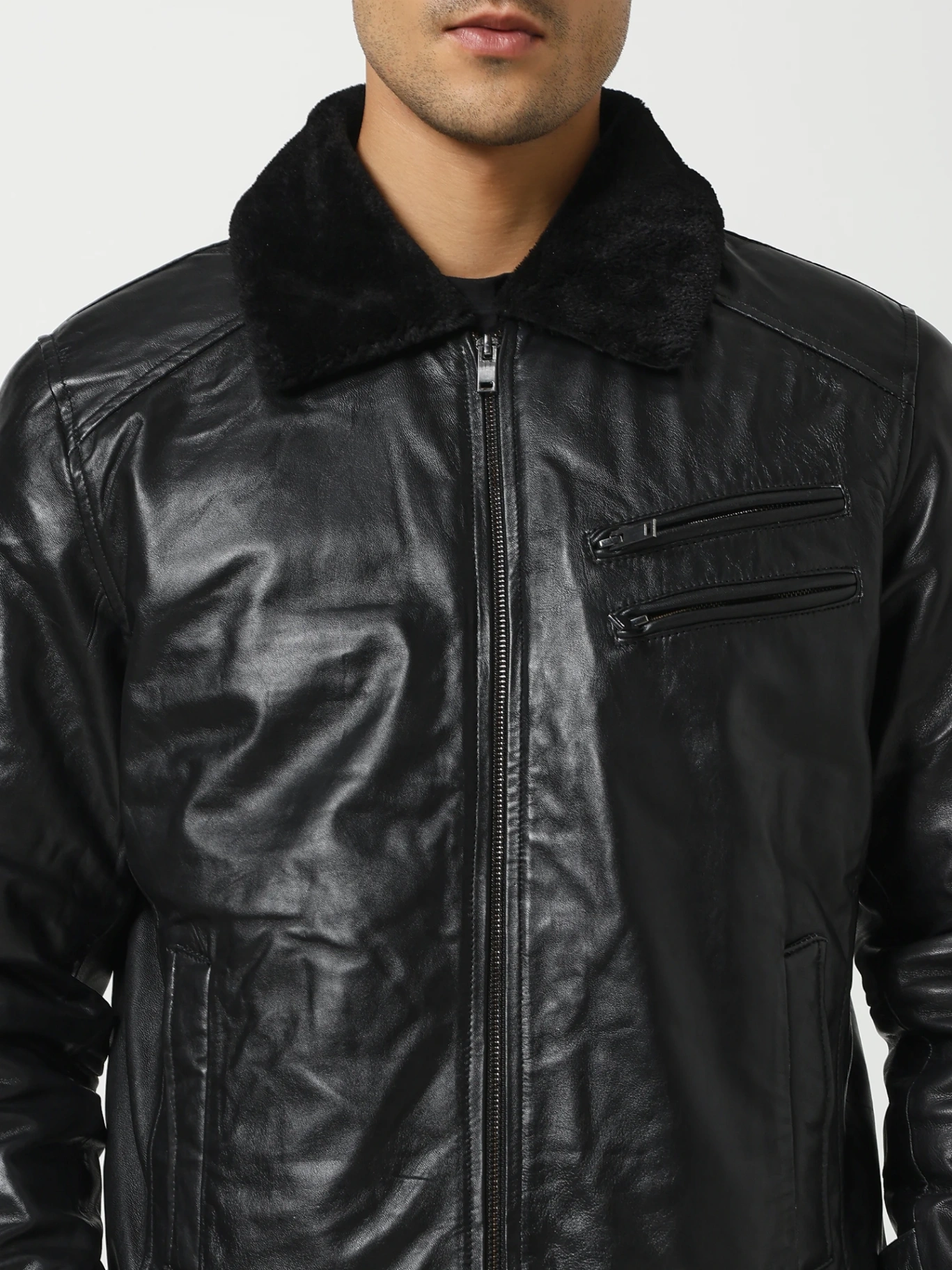 Aviator Leather Jacket