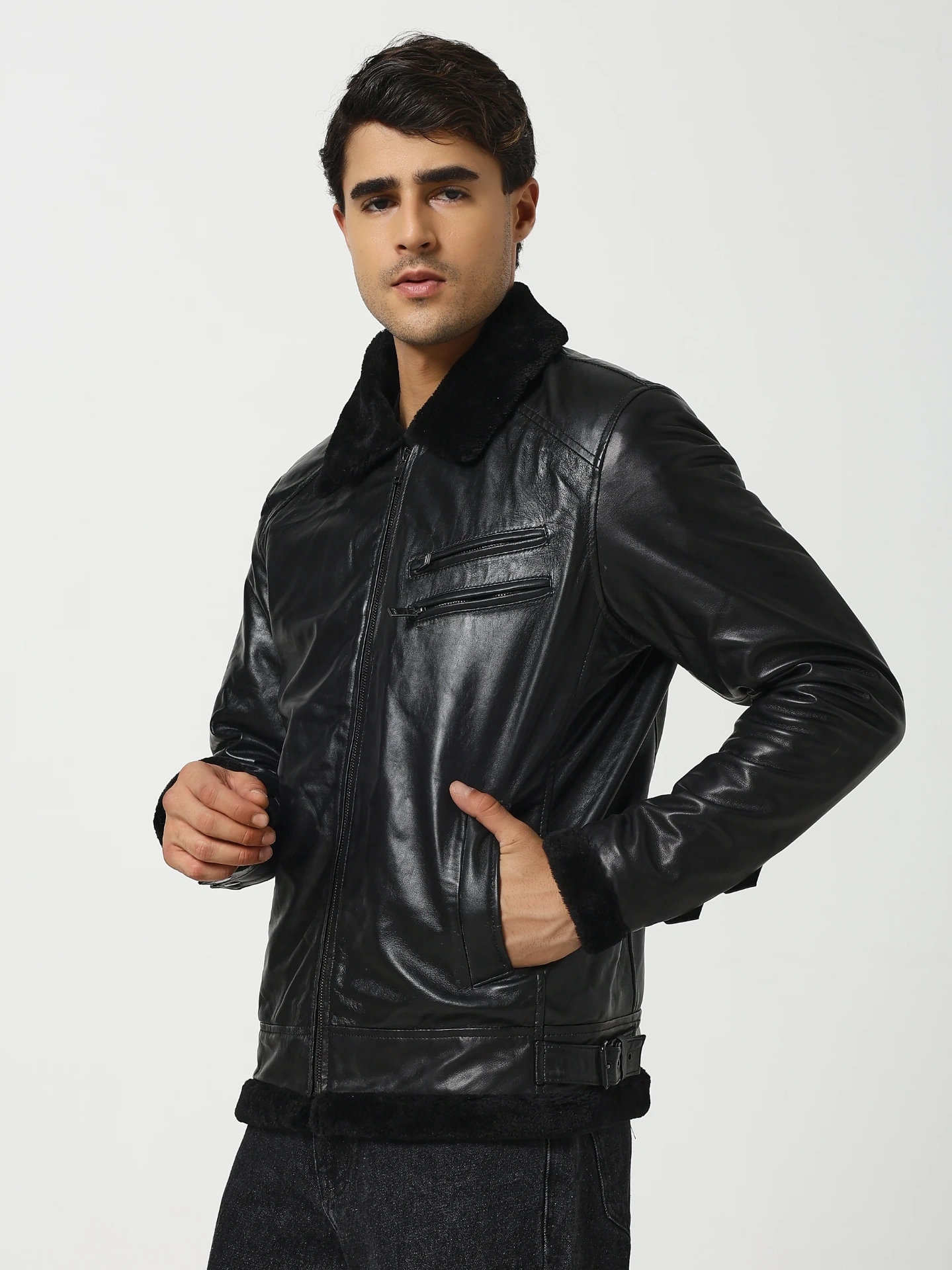Aviator Leather Jacket